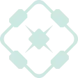 Black cross emblem with rounded edges and small circular cutouts at each arm on a light blue and white background.