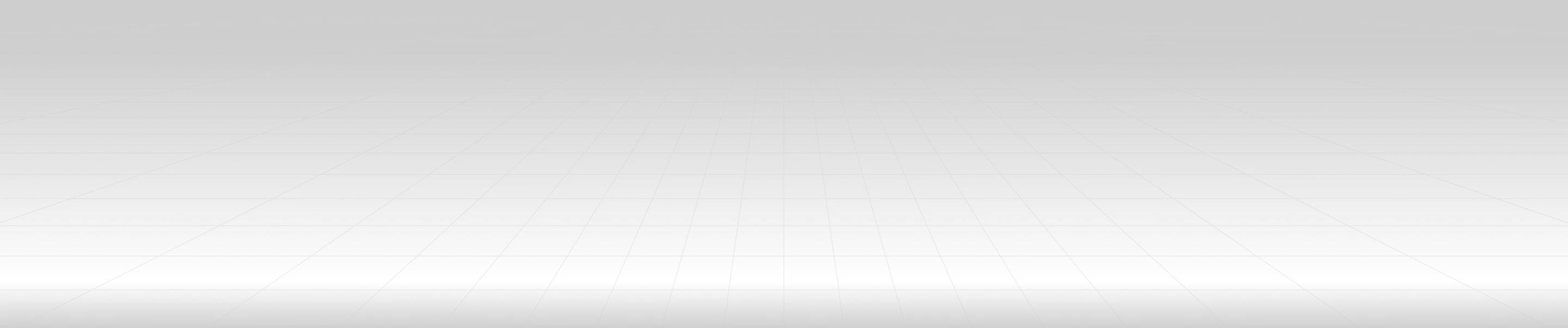 Black digital grid floor extending into the dark distance, creating a sense of depth and perspective.
